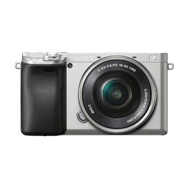 [新品]SONY ソニー ミラーレス一眼カメラ α6400 パワーズームレンズキット （ILCE-6400L S） シルバー