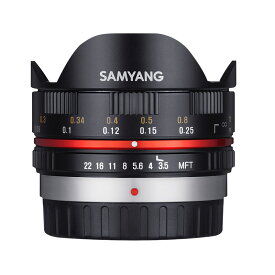 [新品]SAMYANG サムヤン フィッシュアイレンズ 7.5mm F3.5 FISH-EYE マイクロフォーサーズ用 ブラック