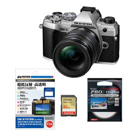 [新品]【お買い得セット】OM SYSTEM ミラーレス一眼カメラ OM-5 12-45mm F4.0 PRO レンズキット シルバー