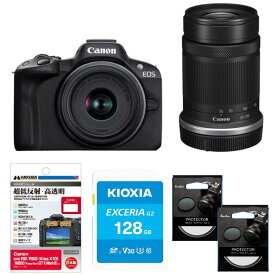 [新品]【お買い得セット】Canon キヤノン EOS R50 ダブルズームキット ブラック※初心者におすすめ!!※