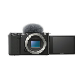 [新品]SONY ソニー ミラーレス一眼カメラ レンズ交換式VLOGCAM ZV-E10 B ボディ ブラック