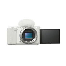 [新品]SONY ソニー ミラーレス一眼カメラ レンズ交換式VLOGCAM ZV-E10 W ボディ ホワイト