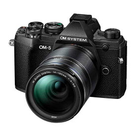 [新品]OM SYSTEM オーエムシステム ミラーレス一眼カメラ OM-5 14-150mm II レンズキット ブラック