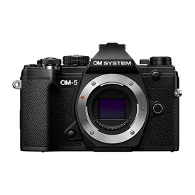 [新品]OM SYSTEM オーエムシステム ミラーレス一眼カメラ OM-5 ボディー ブラック