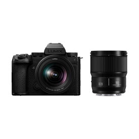 [新品]Panasonic パナソニック LUMIX S5IIx 標準ズームレンズ・単焦点レンズキット (DC-S5M2XW) ミラーレス一眼カメラ ダブルレンズキット
