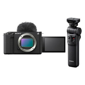 [新品]【グリップセット】SONY ソニー ミラーレス一眼カメラ レンズ交換式VLOGCAM ZV-E1 B ボディ ブラック GP-VPT2BT シューティンググリップ付