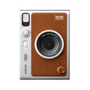 [新品]FUJIFILM フジフイルム ハイブリッドインスタントカメラ チェキ instax mini Evo ブラウン USB Type-C対応