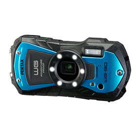 [新品]RICOH リコー コンパクトデジタルカメラ PENTAX WG-90 ブルー