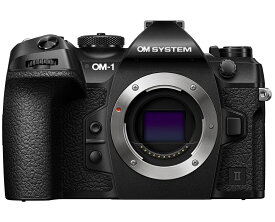 [新品]OM SYSTEM オーエムシステム ミラーレス一眼カメラ OM-1 Mark II ボディー 今なら予備バッテリー（BLX-1）1個プレゼント！