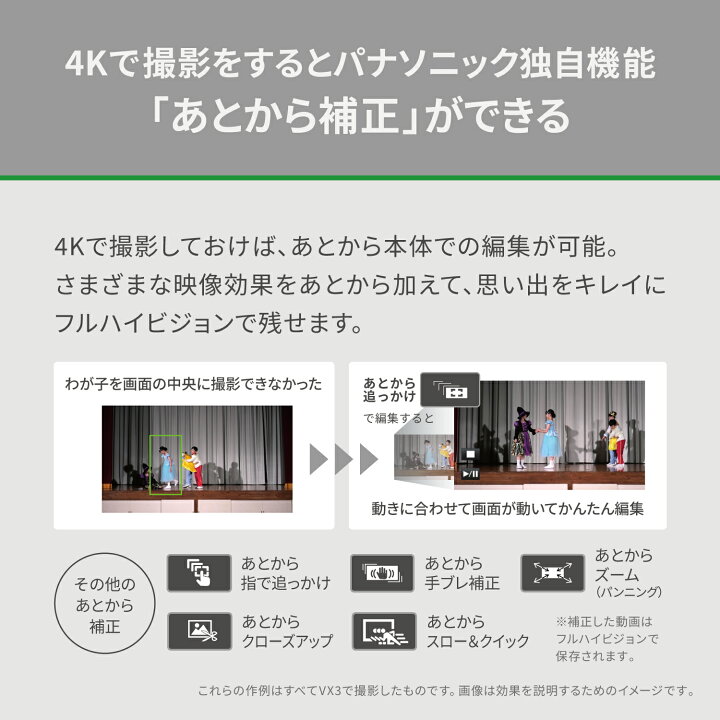 楽天市場】[新品]Panasonic パナソニック HC-VX3 パールホワイト（HC 