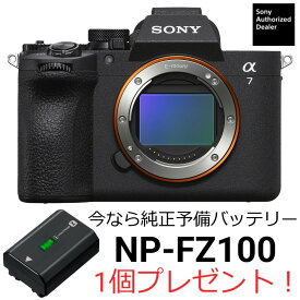 [新品]SONY ソニー α7 V ボディ ILCE-7M5（発売記念キャンペーン対象）今なら純正予備バッテリー1個プレゼント！