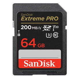サンディスク Extreme Pro SDXCカード 64GB UHS-I U3【海外パッケージ品】