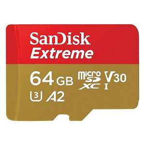 �T���f�B�X�N Extreme microSDXC�J�[�h 64GB UHS-I U3�y�C�O�p�b�P�[�W�i�z
