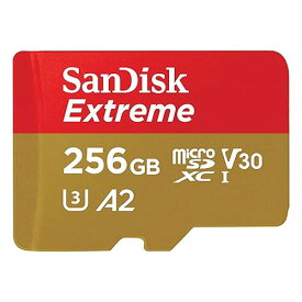 サンディスク Extreme microSDXCカード 256GB UHS-I U3【海外パッケージ品】