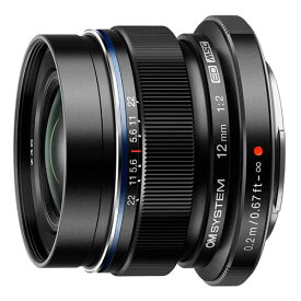 【新品】OM SYSTEM M.ZUIKO DIGITAL ED 12mm F2.0 ブラック【メーカー取寄せ品】【選べる5年間延長保証対象(別料金)】