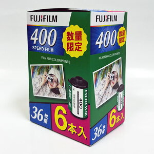 FUJIFILM �J���[�l�K�t�B���� FUJIFILM400 36EX 6�{�p�b�N [�x�m�t�C���� 35mm�J���[�t�B���� �t�W�t�B����400 36���B 6�{�p�b�N]