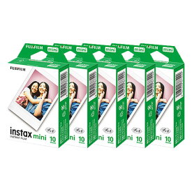 フジフイルム instax mini チェキフィルム 1パック×5個セット（50枚）