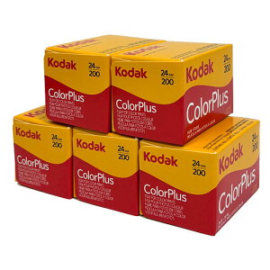 Kodak �J���[�l�K�t�B���� ColorPlus 200 24EX 5�{�Z�b�g [�R�_�b�N 35mm�J���[�t�B���� �J���[�v���X 200 24���B 5�{�Z�b�g]�y2026�N11�������z