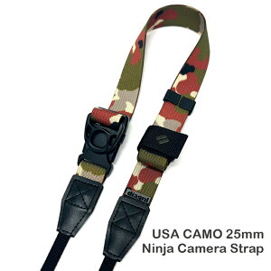 yNEWz USAJe[v / diagnl(_CAOi) Ninja Camera Strap 25mm J Xgbv ~[X RfW V_[Xgbv ΂߂ Jt  ~^[ 