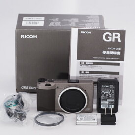 RICOH リコー デジタルカメラ GR III Diary Edition メタリックウォームグレー 焦点距離 28mm 24.2M APS-Cサイズ大型CMOSセンサー GRIII GR #9700