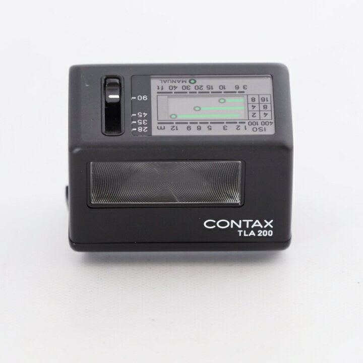 楽天市場】CONTAX コンタックス TLA200 ストロボ ブラック Shoe Mount 