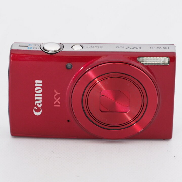 楽天市場】Canon キヤノン コンパクトデジタルカメラ IXY 190 レッド 