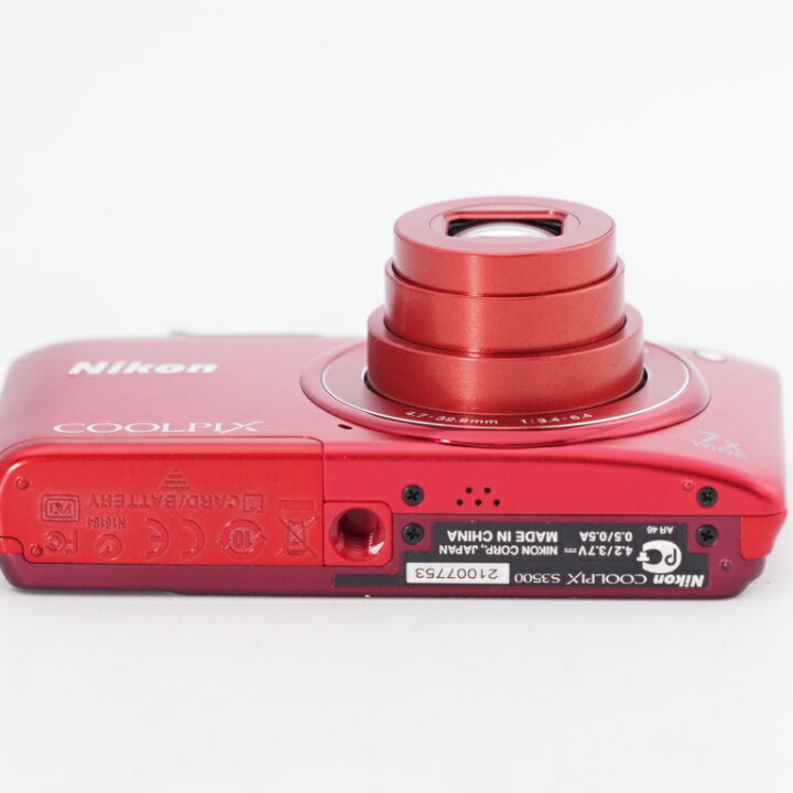 楽天市場】Nikon ニコン コンパクトデジタルカメラ COOLPIX S3500 光学 