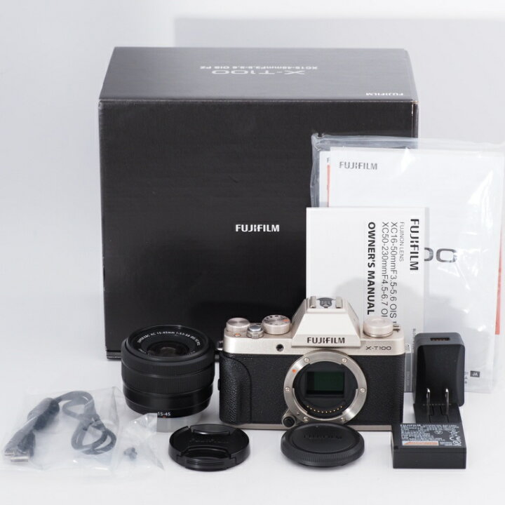 楽天市場】FUJIFILM 富士フイルム ミラーレス一眼 X-T100 レンズキット 