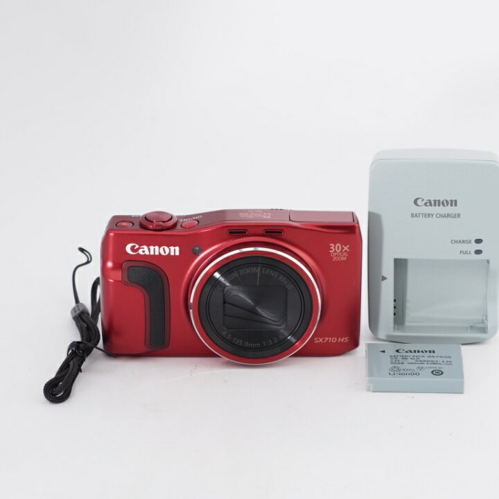 楽天市場】Canon キヤノン PowerShot SX710 HS レッド 光学30倍ズーム 