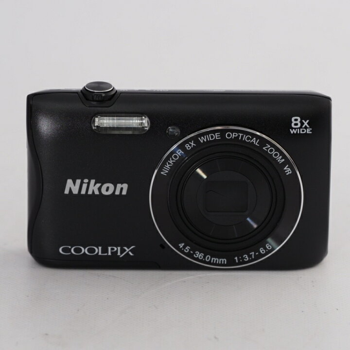 楽天市場】Nikon ニコン デジタルカメラ COOLPIX S3700 ブラック 光学8 