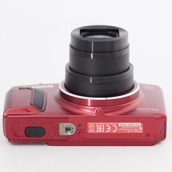 楽天市場】Canon キヤノン PowerShot SX710 HS レッド 光学30倍ズーム 
