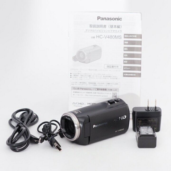 楽天市場】Panasonic パナソニック HDビデオカメラ V480MS 32GB 高倍率  
