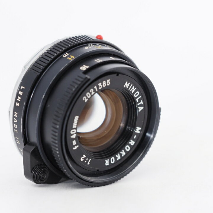 楽天市場】MINOLTA ミノルタ 単焦点レンズ M ROKKOR 40mm F2.0 M  