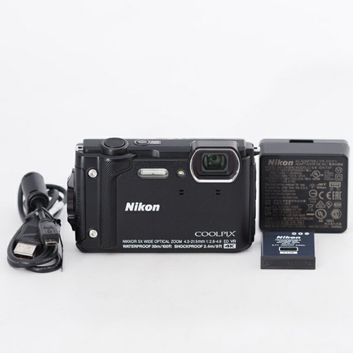 楽天市場】Nikon デジタルカメラ COOLPIX W300 BK クールピクス 1605万 