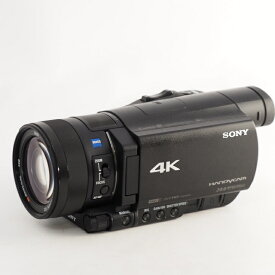 SONY ソニー ビデオカメラ Handycam FDR-AX100 4K 光学12倍 ブラック 海外言語対応モデル #13383