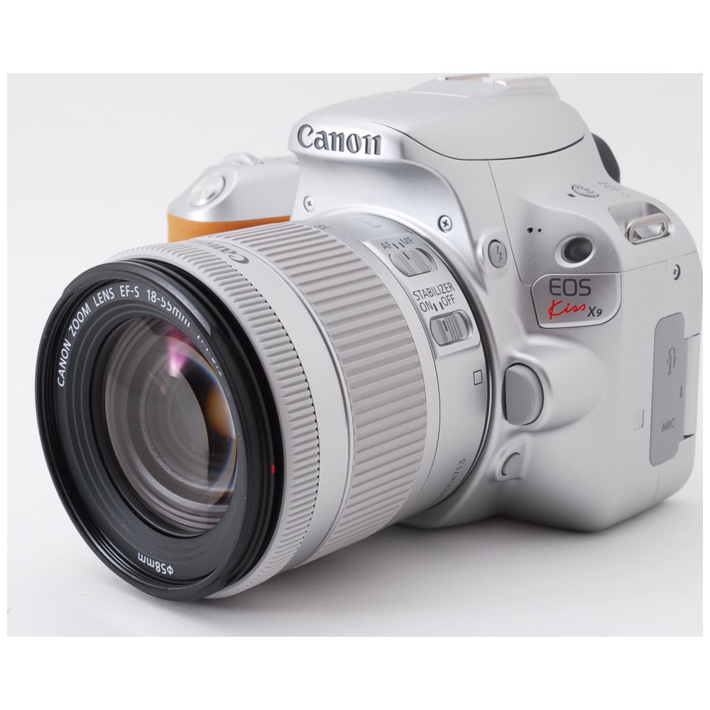 楽天市場】Canon キヤノン EOS Kiss X9 18-55mm レンズキット シルバー