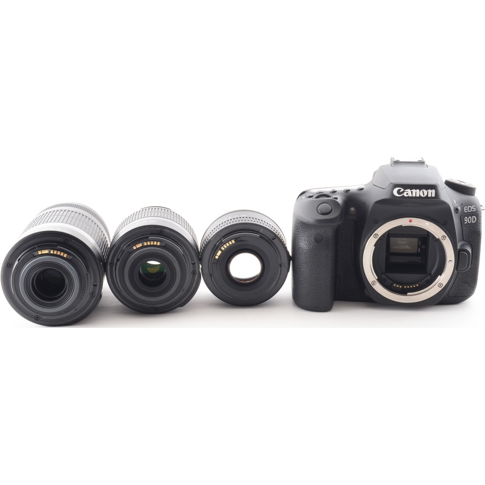 楽天市場】Canon キヤノン EOS 90D トリプルレンズセット SDカード付き