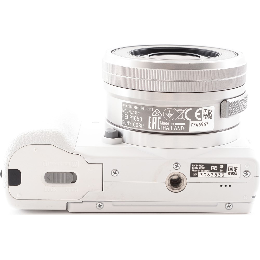 Sony ソニー α5100 16-50mm レンズキット ホワイト ミラーレス一眼 カメラ SDカード付き Wi-Fi 自撮り 動画撮影