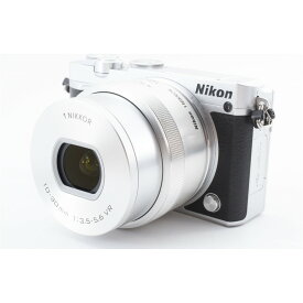 Nikon ニコン 1 J5 シルバー 10-30mm レンズキット ミラーレス一眼 カメラ microSDカード付き Wi-Fi/自撮り/4K動画撮影【中古】