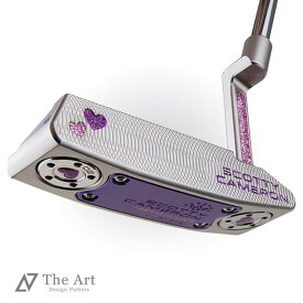 スコッティキャメロン (SCOTTY CAMERON) 2023 スーパーセレクト ニューポート2 プラス [Lovely Heart] M ラベンダー＆パープルラメ ゴルフ用品 ゴルフグッズ おしゃれ シンプル ブランド ラウンドグッズ ラウンド用品 プレゼントやギフトにも ゴルフ グッズ