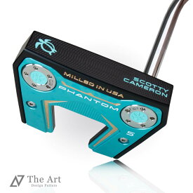 【スーパーSALE限定！全品P10倍】 スコッティキャメロン (SCOTTY CAMERON) 2024 ファントムシリーズ ファントム5 [Hawaiian Honu] M アートブラックフィニッシュ ターコイズブルー ゴルフ用品 ゴルフグッズ おしゃれ シンプル ブランド ラウンドグッズ ラウンド用品