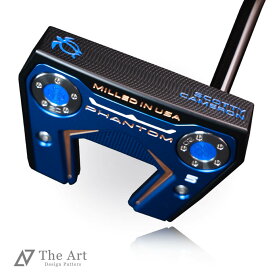 スコッティキャメロン (SCOTTY CAMERON) 2024 ファントムシリーズ ファントム5 [Hawaiian Honu] M アートブラックフィニッシュ ブルー ゴルフ用品 ゴルフグッズ おしゃれ シンプル ブランド ラウンドグッズ ラウンド用品 プレゼントやギフトにも マレットパター 34インチ