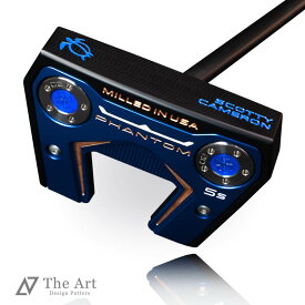 スコッティキャメロン (SCOTTY CAMERON) 2024 ファントム5S [Hawaiian Honu] M アートブラックフィニッシュ ブルー スコッティキャメロン専門店 Himawari ゴルフ用品 ゴルフグッズ おしゃれ シンプル ブランド ラウンドグッズ ラウンド用品 プレゼントやギフトにも