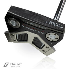 【スーパーSALE限定！全品P10倍】 【セール】スコッティキャメロン (SCOTTY CAMERON) 2024 ファントムシリーズ ファントム11 ロングデザイン 38inch Black & Silver ゴルフ用品 ゴルフグッズ おしゃれ シンプル ブランド ラウンドグッズ ラウンド用品