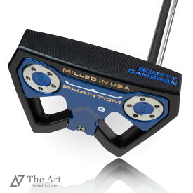 スコッティキャメロン (SCOTTY CAMERON) 2024 ファントムシリーズ ファントム9 Black & メタリック Blue シリーズ ゴルフ用品 ゴルフグッズ おしゃれ シンプル ブランド ラウンドグッズ ラウンド用品 プレゼントやギフトにも