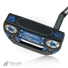 スコッティキャメロン (SCOTTY CAMERON) 2025 スタジオスタイル ファストバック1.5 [Hawaiian Honu] M アートブラックフィニッシュ ブルー ゴルフ用品 ゴルフグッズ おしゃれ シンプル ブランド ラウンドグッズ ラウンド用品 プレゼントやギフトにも