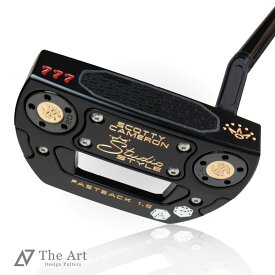 【5.0のつく日限定！全商品P10倍】 スコッティキャメロン (SCOTTY CAMERON) 2025 スタジオスタイル ファストバック1.5 [BBG] ver.S+ アートブラック Black & Gold ゴルフ用品 ゴルフグッズ おしゃれ シンプル ブランド ラウンドグッズ ラウンド用品