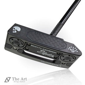【お買い物マラソン限定！エントリーでP10倍】 スコッティキャメロン (SCOTTY CAMERON) 2025 スタジオスタイル スクエアバック2 [Sideface Skull] M ダイヤモンドネック グロスブラック ゴルフ用品 ゴルフグッズ おしゃれ シンプル ブランド ラウンドグッズ