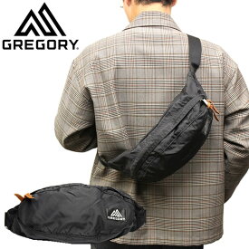 GREGORY グレゴリー バックパック Backpack ユニセックス 斜め掛け 鞄 bag シンプル ブラック 65238-1041 ギフト
