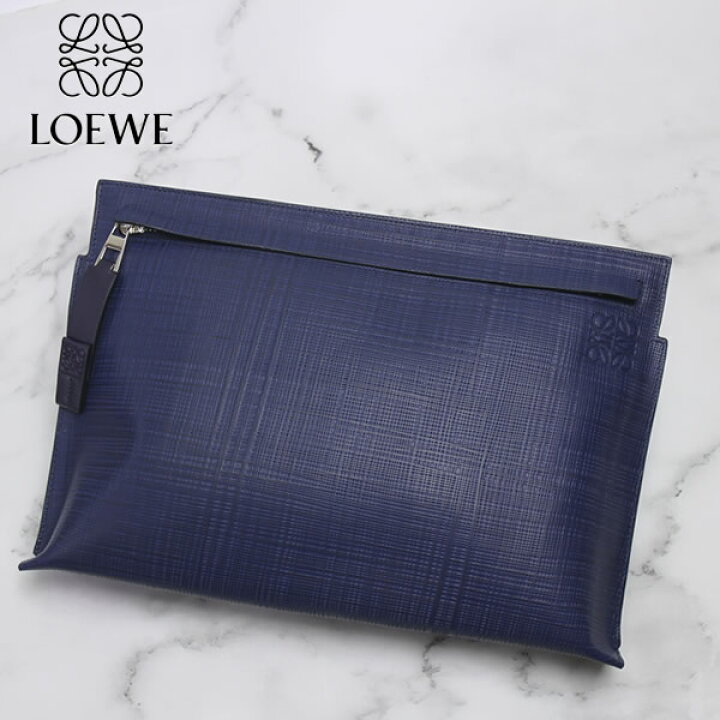楽天市場】LOEWE ロエベ T POUCH LINEN Tポーチ バッグ クラッチバッグ 